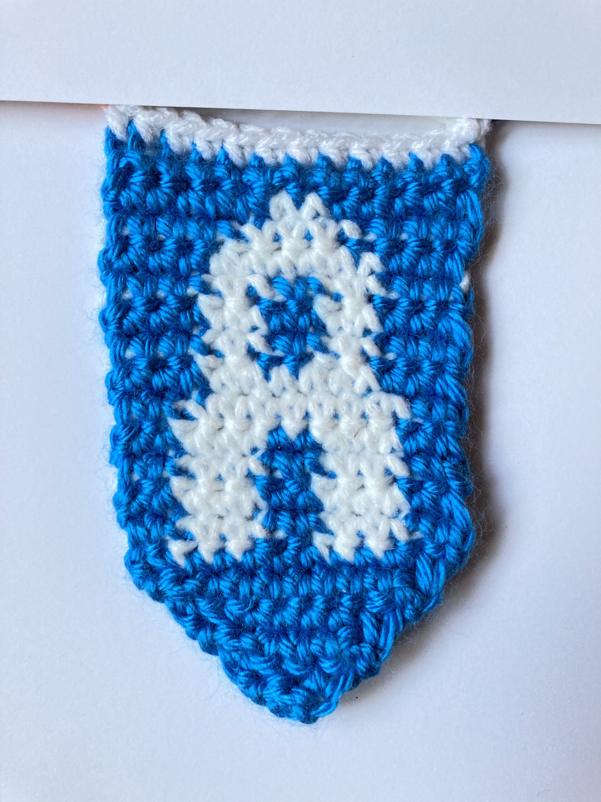 Crochet Capital A Pennant – FREE Pattern